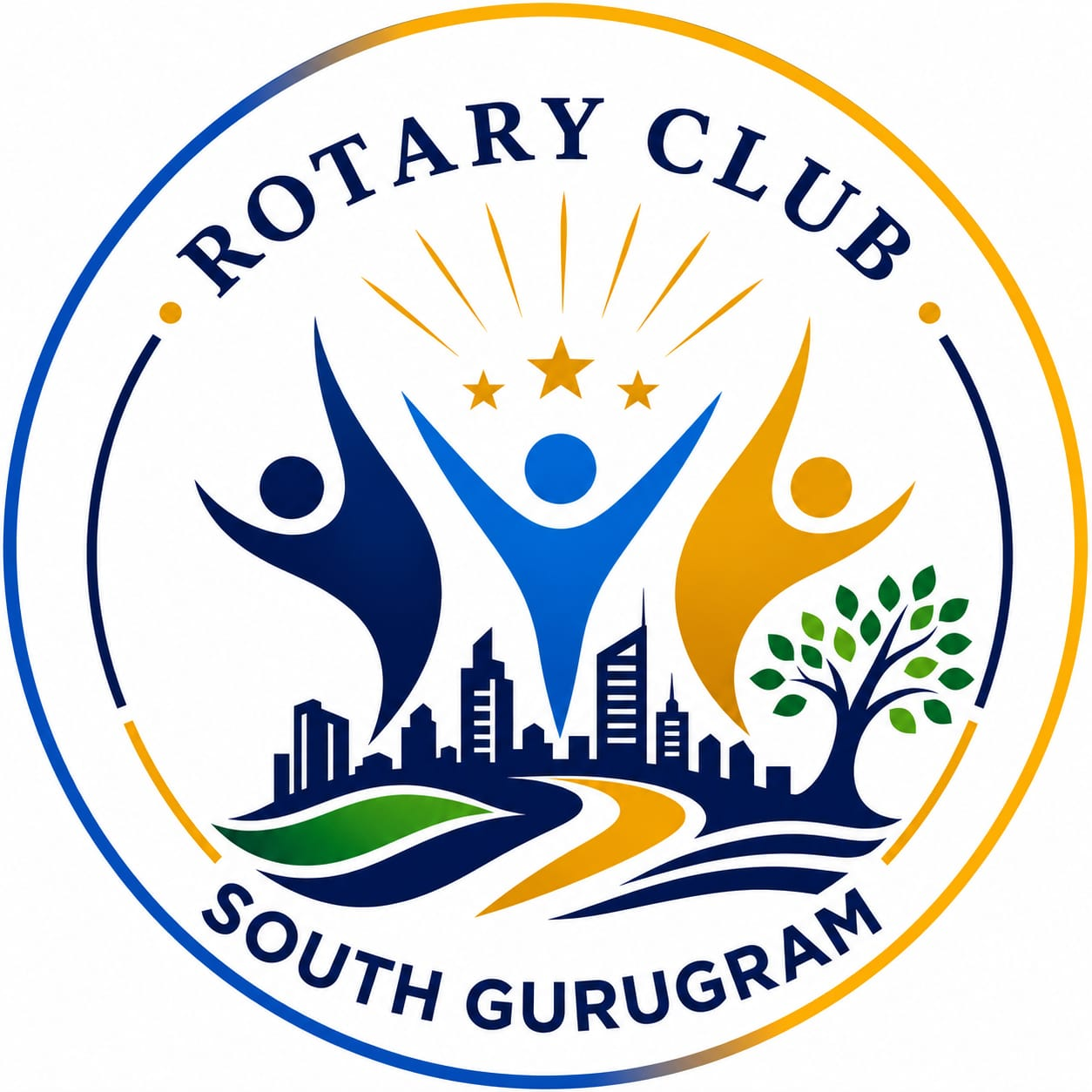 Rotary Club South Gurugram logo